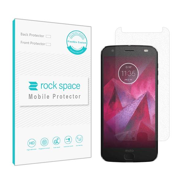 محافظ صفحه (گلس) نانو هیدروژل مات و ضد ضربه گوشی موتورولا Moto Z2 Force برند راک اسپیس